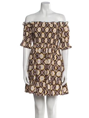 NWT Mille Off-Shoulder smocked floral Dress